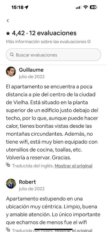 Precioso Atico Duplex En Vielha Para 6 Pax Exteriér fotografie