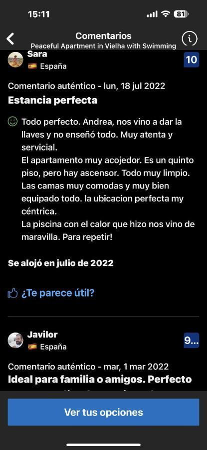 Precioso Atico Duplex En Vielha Para 6 Pax Exteriér fotografie